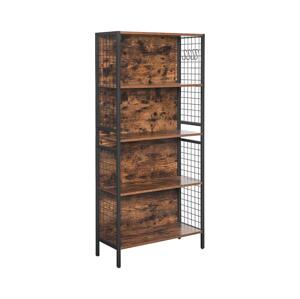 Knihovna NAVARO hnědá/černá LBC023B01