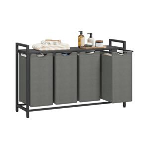 Koš na prádlo REX černá/šedá BLH401G01