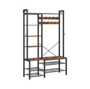 Stojanový věšák NAVOR hnědá/černá HSR426B01