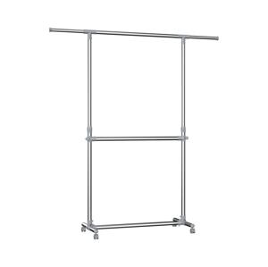 Mobilní stojanový věšák LINEA stříbrná LLR401