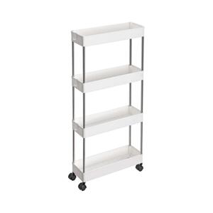 Pojízdný úložný vozík MARGE bílá KSC08WTV1