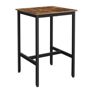 Barový stolek BARTIS hnědá/černá LBT25X