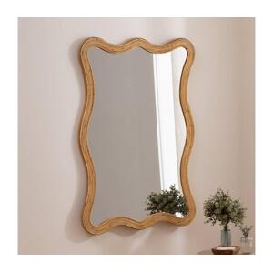 Atmosphera - Nástěnné zrcadlo MAGGIE 100x70 cm ratan 210443