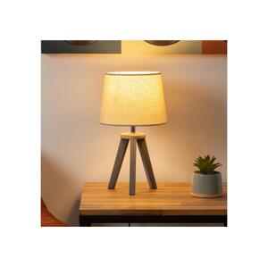 Atmosphera Atmosphera - Stolní lampa MINI 1xE14/25W/230V borovice/béžová