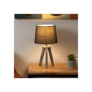 Atmosphera Atmosphera - Stolní lampa MINI 1xE14/25W/230V borovice/šedá