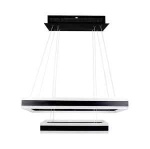 LED Stmívatelný lustr na lanku LED/113W/230V 3000K černá