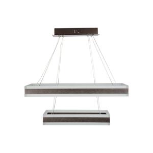LED Stmívatelný lustr na lanku LED/113W/230V 3000K hnědá