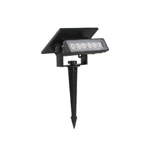 LED Solární svítidlo LED/0,9W/3,7V 3000K IP65 černá