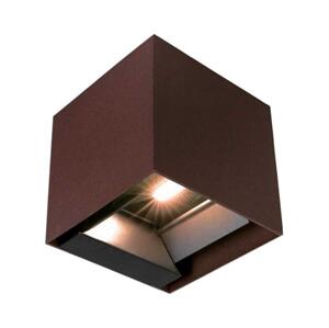 LED Solární nástěnné svítidlo se sen. LED/9W/3,7V 3000/4000/5000K IP65 hnědá