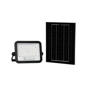 LED Stm. solární reflektor LED/100W/3,2V IP65 5000 mAh černá + dálkové ovládání 24083