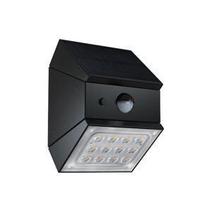 LED Nástěnné solární svítidlo se senzorem LED/2,5W/3,7V IP65 1200 mAh černá 24096