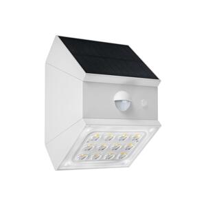 LED Nástěnné solární svítidlo se senzorem LED/2,5W/3,7V IP65 1200 mAh bílá 24097