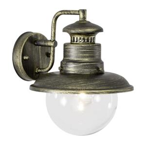 Brilliant Brilliant - Venkovní nástěnná lampa ARTU 1xE27/60W/230V IP44 patina/zlatá