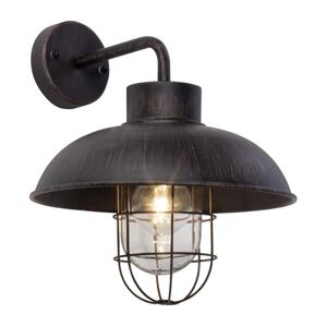 Brilliant Brilliant - Venkovní nástěnná lampa PORTLAND 1xE27/60W/230V černá/patina