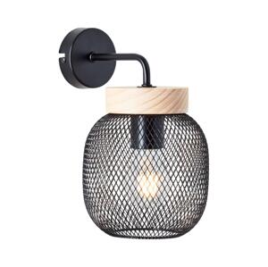 Brilliant - Nástěnná lampa GIADA 1xE27/40W/230V černá 99107/76
