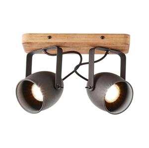 Brilliant - Bodové svítidlo CROWTON 2xGU10/6W/230V borovice 47313/76