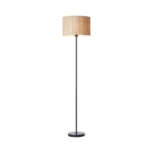 Brilliant Brilliant - Stojací lampa WIMEA 1xE27/52W/230V černá/béžová