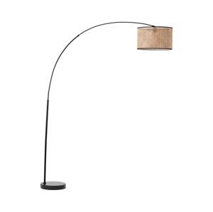 Brilliant Brilliant - Stojací lampa WILEY 1xE27/60W/230V černá/béžová