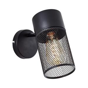 Brilliant - Nástěnné bodové svítidlo KAMOLO 1xE27/40W/230V černá 99723/76