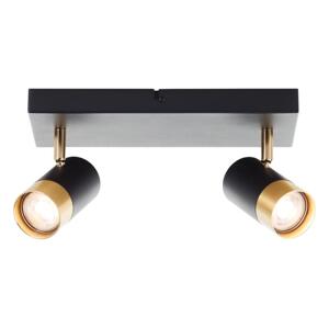 Brilliant - LED Bodové svítidlo VIGOLO 2xGU10/5W/230V černá/zlatá G03413/86