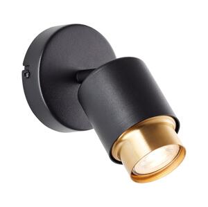 Brilliant - LED Nástěnné bodové svítidlo COVELO 1xGU10/5W/230V černá/zlatá G04910/86