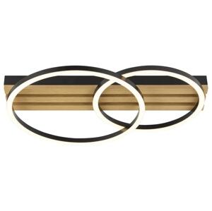 Brilliant - LED Stmívatelné stropní svítidlo CALMA LED/21W/230V černá G81190/76