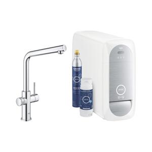 GROHE GROHE 31454001 - Dřezová baterie BLUE HOME L-výpusť lesklý chrom