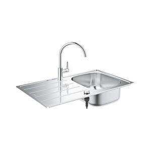 GROHE GROHE 31562SD1 - Sada kuchyňského dřezu a baterie BAU 860 x 500 mm nerez