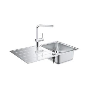 GROHE GROHE 31573SD1 -Sada kuchyň. dřezu K500 s odkapávačem a baterie A 86×50 cm nerez