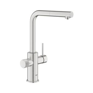 GROHE GROHE 30601DC0 - Dřezová baterie BLUE PURE s výsuvnou koncovkou nerez