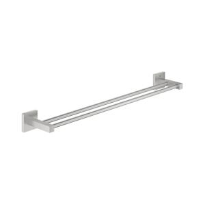 GROHE GROHE 41104DC0 - Dvojitý držák na ručníky QUICKFIX START CUBE 654 mm nerez