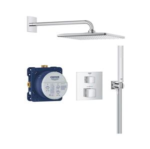 GROHE GROHE 34879000 - Podomítkový sprchový systém PRECISION CUBE 310 × 310 mm chrom