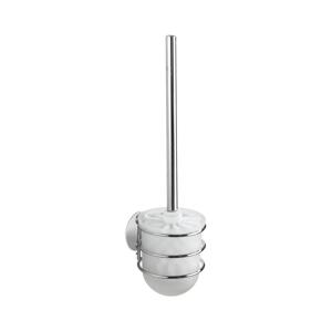 Wenko WENKO 18768100-WC set TURBO-LOC RUND STAHL 10x37,5 cm lesk. chrom/bílá
