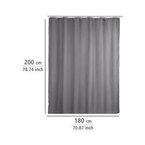 Wenko WENKO 20044100 - Sprchový závěs 180x200 cm šedá