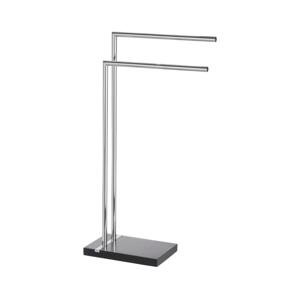 Wenko WENKO 20461100 - Stojan na ručníky NOBLE 45,5x82 cm chrom/černá