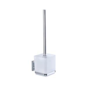 Wenko WENKO 22695100-WC štětka VACUUM-LOC QUADRO ED 9,5x37 cm stříbrná/lesk.chrom/čirá