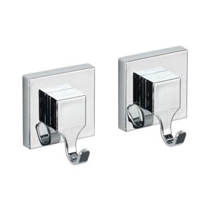 Wenko WENKO 22688100-Háček VACUUM-LOC QUADRO ED 6x7 cm stříbrná/lesk. chrom