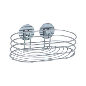 Wenko WENKO 18775100-Polička TURBO-LOC RUND STAHL 23,5x13,5 cm lesk. chrom