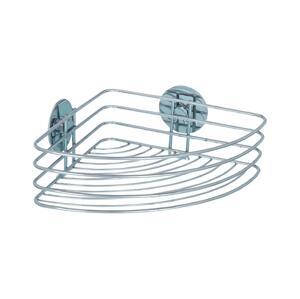 Wenko WENKO 18913100-Polička TURBO-LOC RUND STAHL 26,5x20 cm lesk. chrom