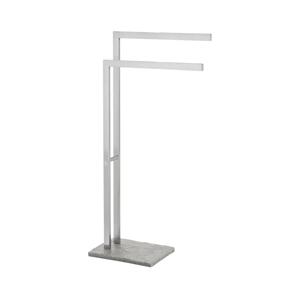 Wenko WENKO 20603100 - Stojan na ručníky GRANIT 43,5x86,5 cm nerez/satin/šedá