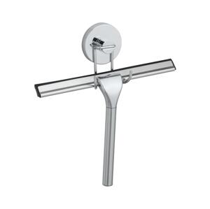 Wenko WENKO 20877100-Stěrka VACUUM-LOC RUND STAH 24,5x25 cm nerez/lesk. chrom/stříbrná