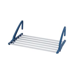 Wenko WENKO 63005800 - Sušák prádla 37,5x21 cm nerez/stříbrná/modrá