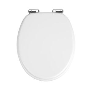 Wenko WENKO 22885100-WC sedátko URBIO 36x42,5 cm bílá/stříbrná