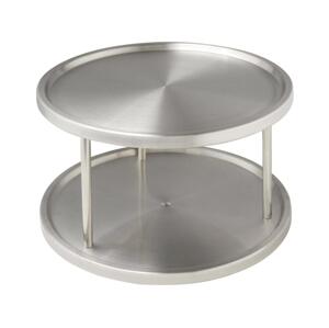 Wenko WENKO 2335100 - Karusel CABINET CAROUSEL 26,5x15,5 cm nerez/stříbrná
