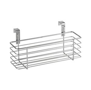 Wenko WENKO 2344100 - Košík SLIM 24x11,5 cm lesk. chrom/černá