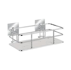 Wenko WENKO 23854800-Polička TURBO-LOC QUADRO ED. 24x14,5 cm nerez/lesk. chrom