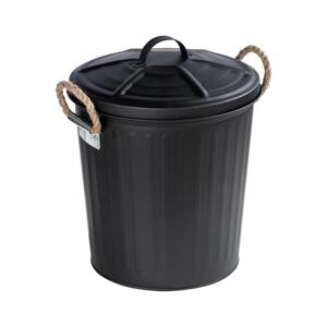 Wenko WENKO 24022100 - Koš GARA 24x28,5 cm černá