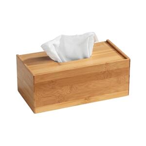 Wenko WENKO 23925100 - Box na kapesníky TERRA 25x13 cm hnědá