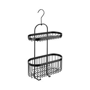 Wenko WENKO 23880100 – Polička CLASSIC PL. SCHWARZ 26,5x47 cm černá