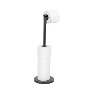 Wenko WENKO 24034100 - Držák toaletního papíru 21x55 cm černá/stříbrná